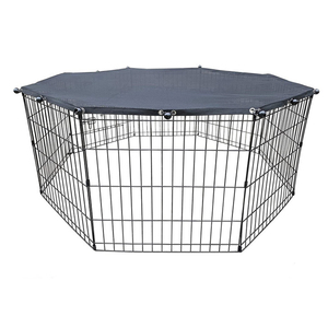 Couvercle anti-pluie solaire offrant ombre et sécurité pour l'extérieur et l'intérieur du parc d'exercice pour animaux de compagnie - Product Image 3