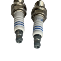 Bugi điện cực kép Iridium Platinum chính hãng 0242229878 cho Audi VW BMW Mercedes Benz Bosch