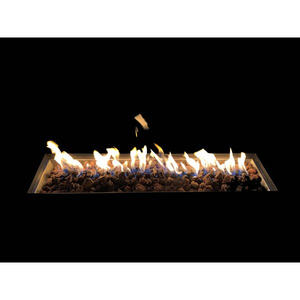 Table de foyer carrée en acier inoxydable Db Steel, au propane ou au gaz naturel, pour extérieur, jardin, chauffage, avec couvercle, style moderne - Product Image 4