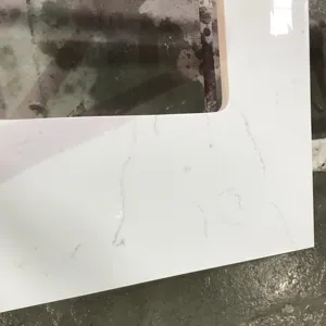 קררה קוורץ אבן משטחי מטבח לבן צמרות יהירות משטח העבודה - Product Image 1