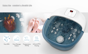 Venda quente Mini Elétrica Calor Pé Warmer Spa Banho Balde Massager Máquina Com Massagem Bolha E Luz Infared - Product Image 6