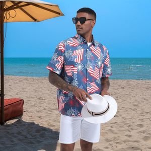 Camisa Hawaiana de Manga Corta con Botones para Hombre, Corte Regular, Impresión Digital, Poliéster Popelina Transpirable - Product Image 3