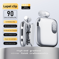 Audífonos ESON K91 Semi-In-Ear ANC IPX5 Resistentes al Agua Tipo C con Clip para Cuello, Batería de Larga Duración, 12 Meses en Espera