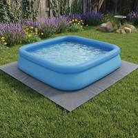 Tissu non tissé protecteur en feutre pour sous-couche de liner de piscine, polaire anti-perforation pour piscines enterrées et hors sol