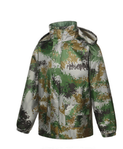 เสื้อกันฝนแบบดั้งเดิม SFE04 สำหรับเป็นของขวัญทางธุรกิจ  แบบ unisex  ระบายอากาศได้ดี  บุผ้าตาข่าย  พร้อมแถบสะท้อนแสง - Product Image 5