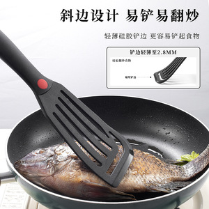 Silicone Fish Spatula Heat Resistant Non Stick Cooking Tool For Frying Steak Kitchen Utensil - Product Image 2