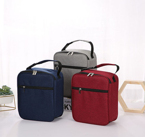 กระเป๋าเก็บความเย็นสำหรับเด็กกระเป๋าเก็บความร้อนอลูมิเนียมฟอยล์กันน้ำออกแบบลายตัวอักษรเบนโตะอาหารกลางวันปิกนิก300D - Product Image 6