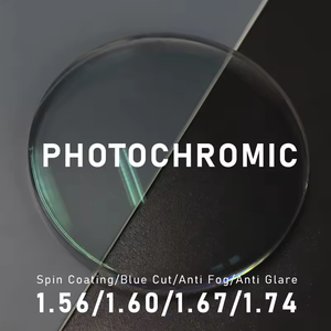 Ht bán buôn photochromic ống kính quang học đa-màu 1.60 <span class=keywords><strong>1.67</strong></span> lớp phủ màu xanh vật liệu nhựa duy nhất tầm nhìn hiệu ứng - Product Image 3