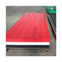Feuille de polyéthylène haute densité HDPE noire, plaque en plastique solide pour usage en construction