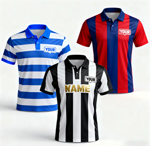 เสื้อฟุตบอลเด็กรุ่น1.1-เสื้อฟุตบอลพรีเมี่ยมผ้าโพลีเอสเตอร์100% แห้งเร็วระบายอากาศได้ดี - Product Image 2