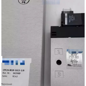 全新 Cpe24-m1h-3glswbr-<span class=keywords><strong>3</strong></span>/8 163169 电磁阀 - Product Image 1