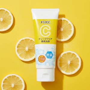 Fabriqué au Japon Rohto Melano CC Deep Clear Enzyme Face Wash 130g Soin du visage à l'enzyme, enrichi en vitamine C, pour des pores nettoyés et une peau éclatante, vente en gros - Product Image 3