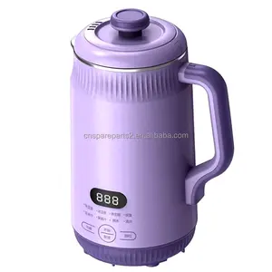 Amandelhaver Kokos Soja Plant Melk Mini Hete Soep Maker 1000Ml Slimme Notenmelkmaker Hoge Geavanceerde Paarse Sojamelk Blender