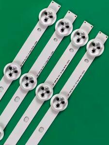 HX-1409 pour LG 32 pouces LED rétro-éclairage TV bande lumières <span class=keywords><strong>32LS3400</strong></span> 32LM3400 Rev 0.6 1 A/B 6916-1031A 9LED aluminium 648mm rangée TV - Product Image 3