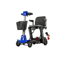 Scooters électriques pliables à commande à distance, 4 roues, légers, pour adultes, loisirs en plein air