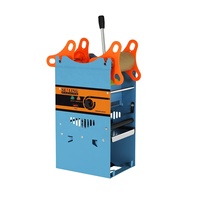 Machine à sceller manuelle compacte pour gobelets de thé au lait, à prix d'usine, avec ruban adhésif plastique