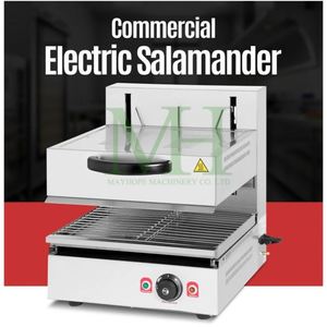 เครื่องปิ้งย่างซาลาแมนเดอร์ไฟฟ้าทำจากสเตนเลสใช้ในเชิงพาณิชย์เครื่องปิ้งขนมปรับได้สำหรับย่างที่มีประสิทธิภาพ - Product Image 6