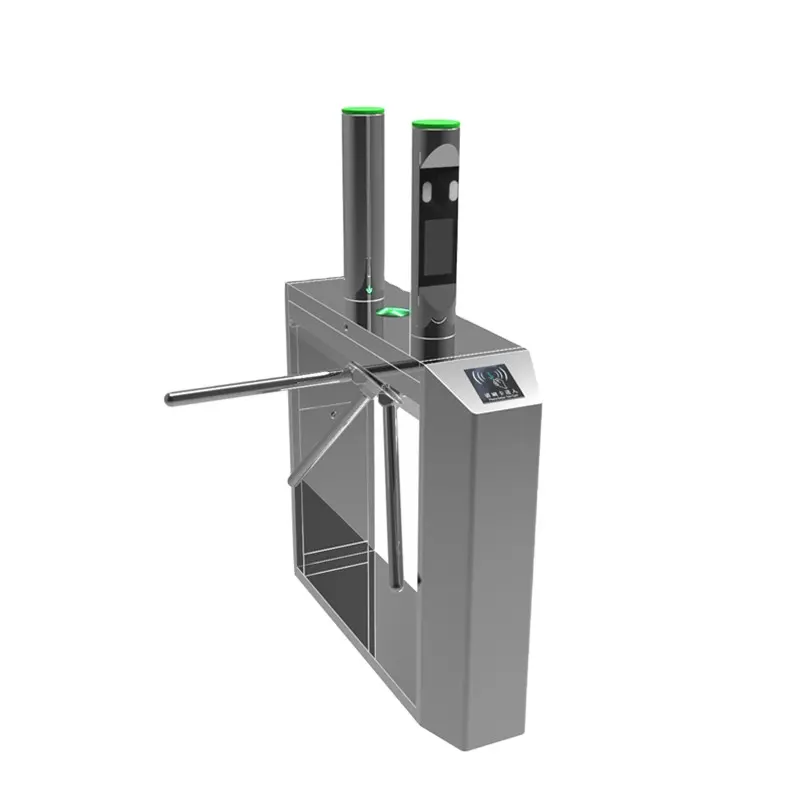 Somalia Qr Barcode Gym Face Recognition Vertical Tripod Barrier Gate Waist Tripod Turnstile Biometric Attendance System