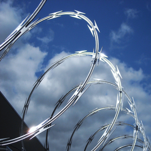 Alambre de seguridad galvanizado en espiral <span class=keywords><strong>doble</strong></span> tipo <span class=keywords><strong>concertina</strong></span> para cercas, venta al por mayor de fábrica - Product Image 5
