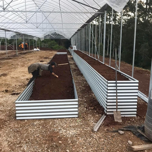 Galvanized Powder Coated Eco-Friendly Home Outdoor Tall Large <b>Planter</b> <b>Box</b> Vegetable Raised Garden Bed - Product Image 6