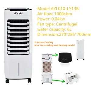 Aolan 1000m3/h luồng không khí Kinh Tế xách tay làm mát không khí làm mát và sưởi ấm cùng nhau làm mát không khí bay hơi công nghiệp