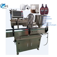 Ligne de production HL Machines de remplissage de liquide à haute viscosité pour sauce cosmétique crème pommade pot pâte peinture confiture bouteille