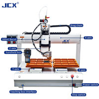 Máquina dispensadora de pegamento de máquina de fusión en caliente de Plataforma dual de alta eficiencia Robot CNC automático