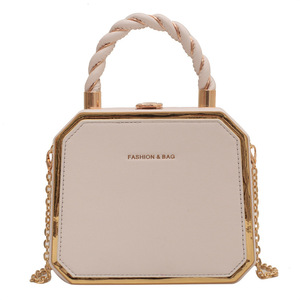 IStapromo <b>Gifts</b> Women Shoulder Handbags Purses Lady Travel Cute Hard <b>Box</b> Shape Pu Leather Crossbody Bag With Short Rope Handle - Product Image 1