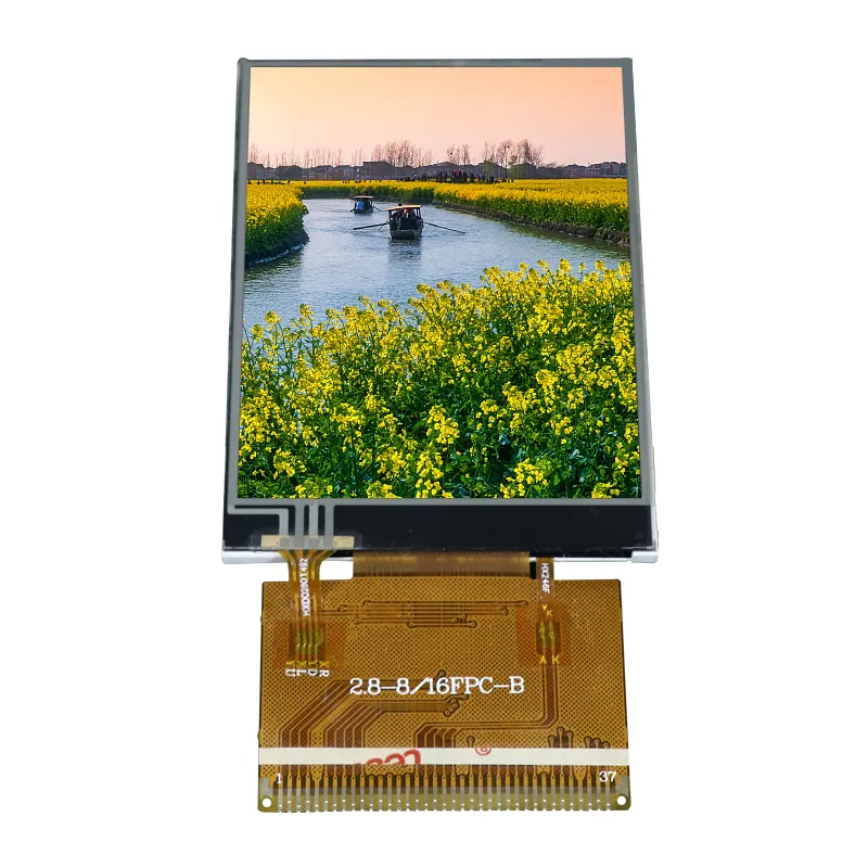 2.8 אינץ' TFT מודול 4 חוטים SPI 240x320 12 0'שעון בדרך כלל מסך LCD שחור