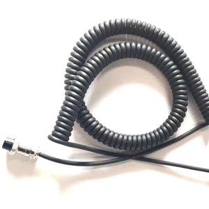 G12 G16 G20 connecteur aviation câble spiralé spiralé spiraalkabe ressort rétractable bouclé <span class=keywords><strong>rallonge</strong></span> <span class=keywords><strong>télescopique</strong></span> cordon d'alimentation - Product Image 1