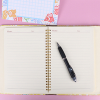 Cahier de revue à couverture rigide A5/A6 personnalisé de haute qualité en cuir PU personnalisé avec papier ligné avec logo et couverture en tissu