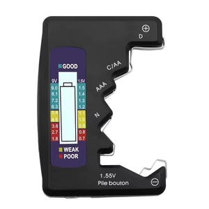 LCD-Anzeige Diagnose werkzeug für digitale Kapazität 9V 1,5 V Batterie <span class=keywords><strong>tester</strong></span> DIY OEM ODM Unterstützt für Knopfzellen-Handwerkzeug - Product Image 2
