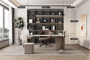 木制图书馆书柜和带门的书架，可转换，可折叠和冷却功能 - Product Image 5