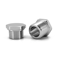 Cache-vis hexagonale en acier inoxydable G2 SS316, bouchons aveugles