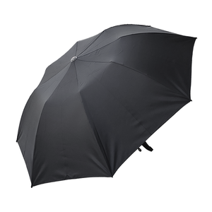 Paraguas Plegable de 2 Secciones Lotus Black, Compacto y Ligero, para Viajes, para Hombre y Mujer, con Estructura Resistente - Product Image 1