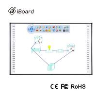 Nouveauté IBoard Factory Tableau blanc électronique interactif pour l'enseignement Tableau interactif Tableau blanc intelligent 86/90/96/102 pouces