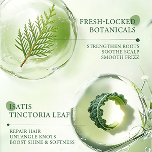 Mascarilla Reparadora para el Cabello con Hoja de Isatis Tinctoria OEM, Botánicos Frescos, Nutrición Profunda para Cabello Seco y Dañado, Marca Privada - Product Image 6