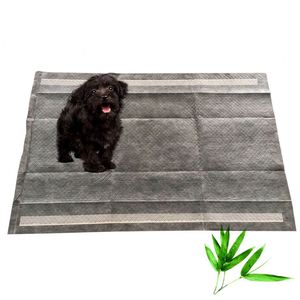 Coussinets d'apprentissage pour chiots et chiens en charbon de bambou biodégradable, anti-odeur, 6 couches, pour l'entraînement à la propreté - Product Image 6