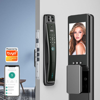 Cerraduras Inteligentes para Apartamentos con Cámara, Reconocimiento Facial, Cerradura Electrónica de Madera, Acero y Aluminio, Cerradura Inteligente para Puerta