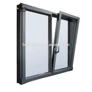 Ventana Abatible y Oscilobatiente de Aluminio Personalizada de Alta Calidad, Ventana de Doble Vidrio Templado para Viviendas Residenciales - Product Image 4