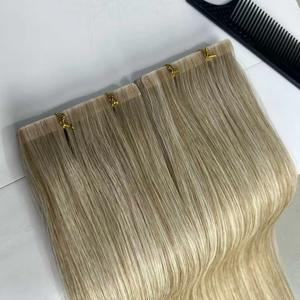 Nouvelle Tendance : <span class=keywords><strong>Extensions</strong></span> de <span class=keywords><strong>Cheveux</strong></span> Russes Double Drawn de Qualité Supérieure, Bande Adhésive Fine Invisible - Product Image 4