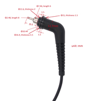 Cordon d'alimentation pivotant 2,5A 250V, prise EU 2 broches, pour fer à lisser et fer à boucler, câble d'alimentation rotatif à 360 degrés pour outils de coiffure