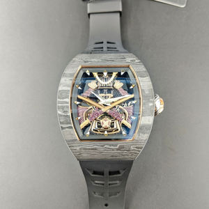 <span class=keywords><strong>Montre</strong></span> mécanique tourbillon authentique pour homme, boîtier <span class=keywords><strong>intégré</strong></span> en carbone forgé et céramique, <span class=keywords><strong>montre</strong></span>-<span class=keywords><strong>bracelet</strong></span> squelette de luxe - Product Image 1