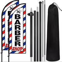 Drapeau de plage en plumes 2,8m 3,4m 4m 4,5m 5m 5,5m Tailles personnalisables Mât en aluminium et fibre de verre Imperméable Durable Extérieur