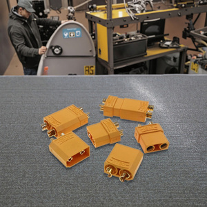 XT30 XT60 XT90 전원 커넥터 2핀 남성 여성 구리 나일론 DC 45A 어댑터 플러그 케이블 맞춤형 와이어 하네스 어셈블리 - Product Image 1