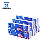 Machine à compter automatiquement les mouchoirs de poche, 10 feuilles par paquet avec emballage individuel