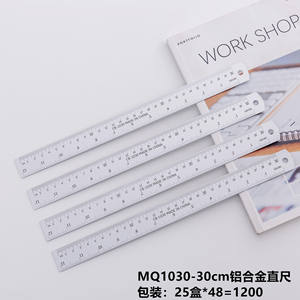 HUA Regla de aluminio recta de 15cm con herramienta de metal de mesa de conversión - Product Image 6