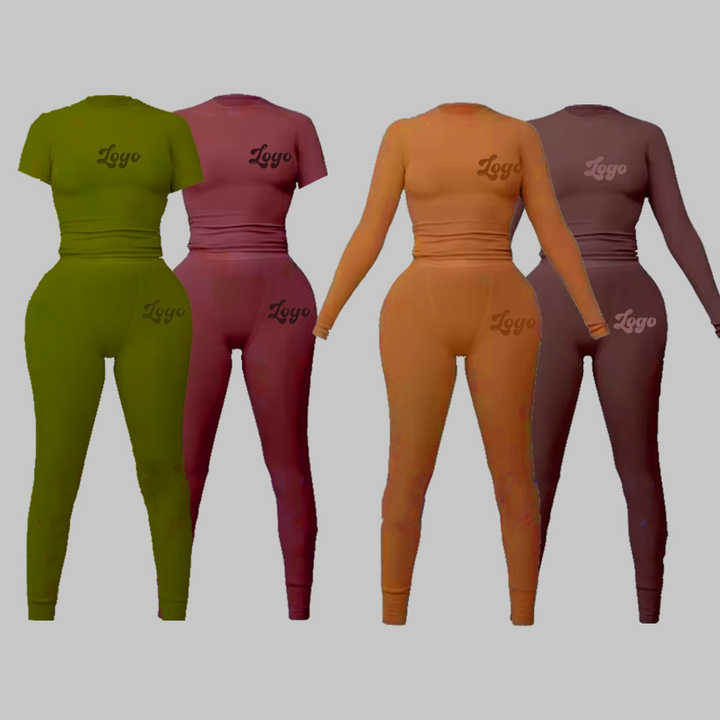Shop Our Custom Logo Spring/summer Loungewear Sets for Women
