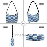 Sac à bandoulière ZPB Zeta Phi Beta au design personnalisable, sac sous le bras tendance pour femmes, le plus vendu pour les sororités
