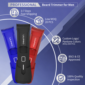 <span class=keywords><strong>Tondeuse</strong></span> à barbe électrique étanche LILIPRO BT01 pour homme, rechargeable, 20 longueurs réglables, lame en T avec revêtement DLC, <span class=keywords><strong>tondeuse</strong></span> à <span class=keywords><strong>moustache</strong></span> - Product Image 2